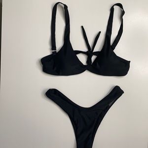 Black bikini